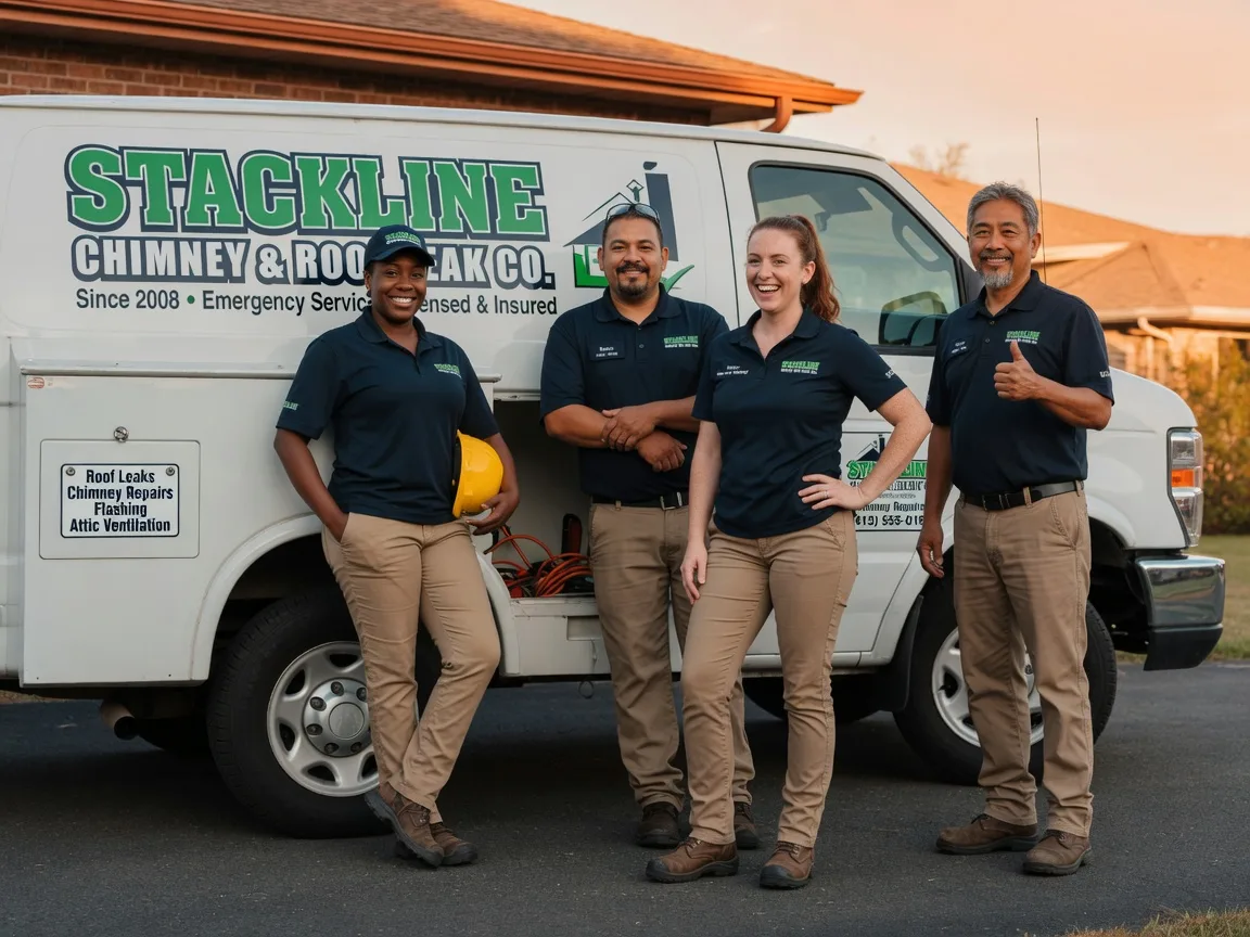 Chimney flashing repair company in Morrisville, VT